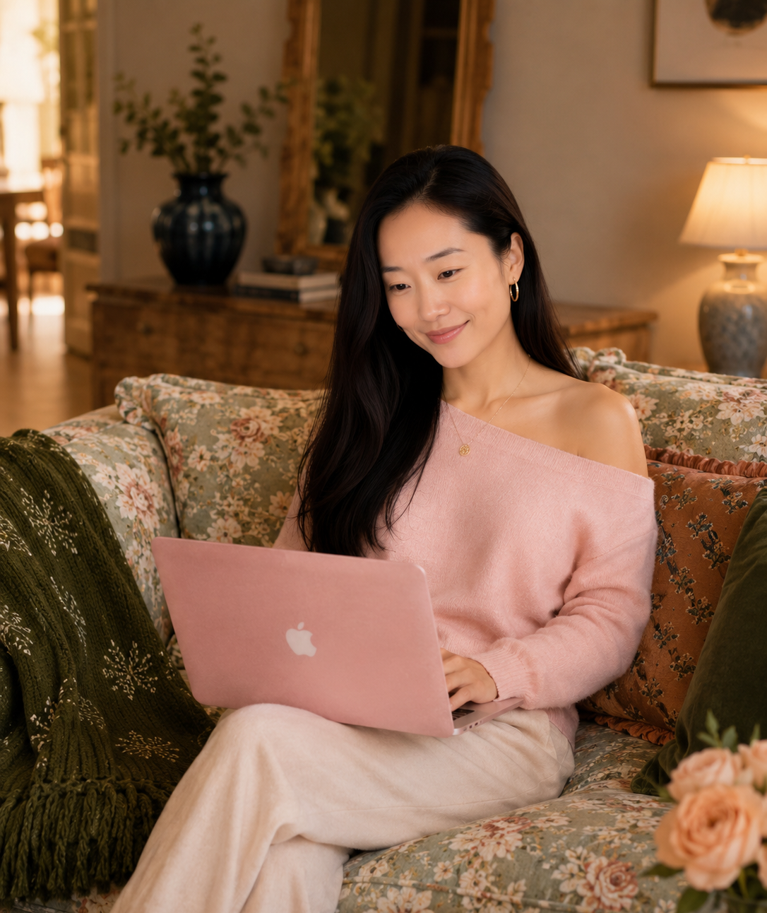 Tea writing the Sunday letter